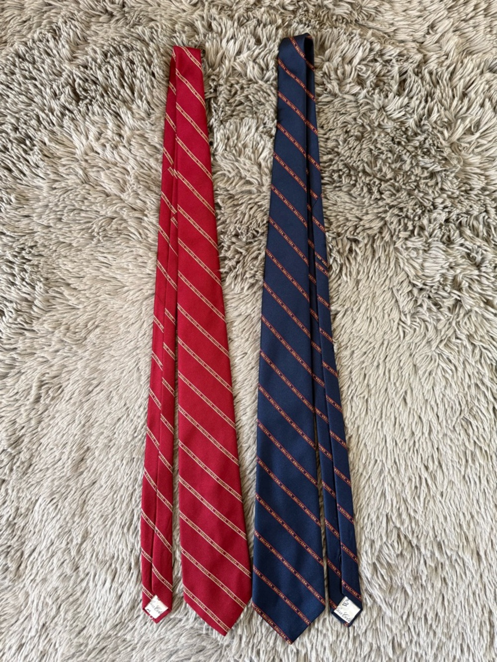 Georgia State University GSU CBA Ties Lot 2 Red Blue College Business Alumni